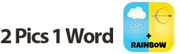 2 Images 1 Word Logo
